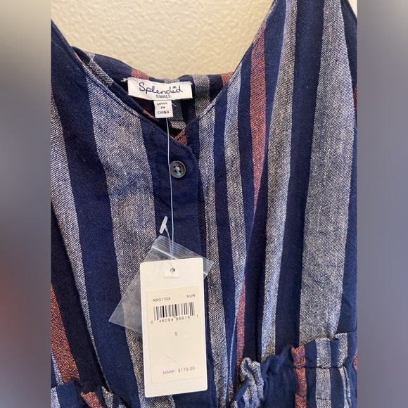 Splendid Striped Jumpsuit NWT! - Picture 6 of 8